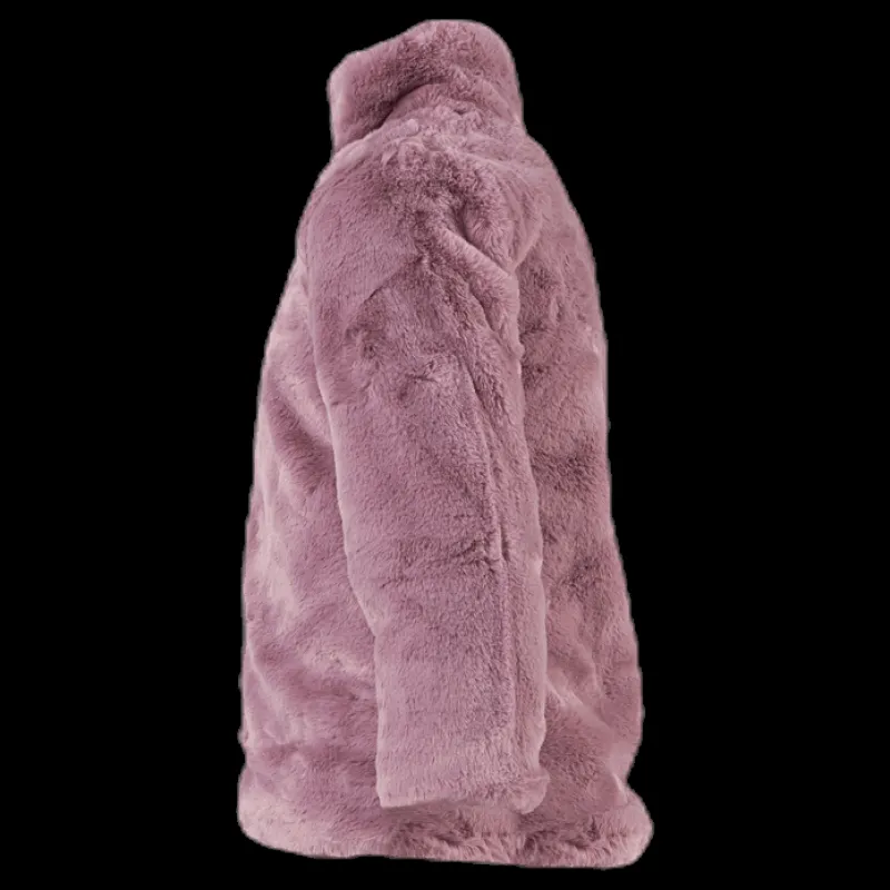 Name It Mamy Faux Fur Jacket Purple Röd Online