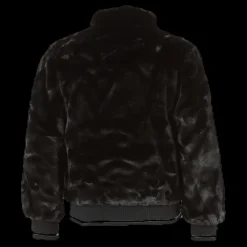 Name It Manette Faux Fur Bomber Jacket Black Svart Discount
