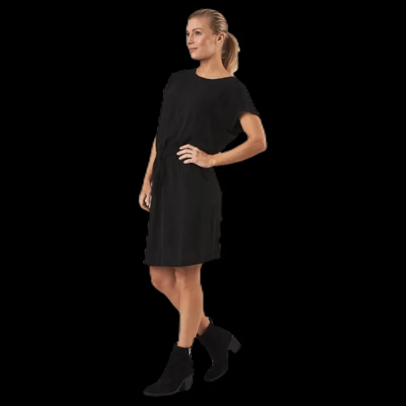 Only Mariana Myrina S/S Det Dress Wvn Black Svart Best