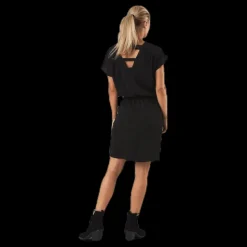Only Mariana Myrina S/S Det Dress Wvn Black Svart Best