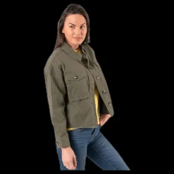 Only Marina Crop Jacket Green Outlet