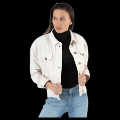 Only Marina Crop Jacket Grey Outlet