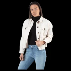 Only Marina Crop Jacket Grey Outlet