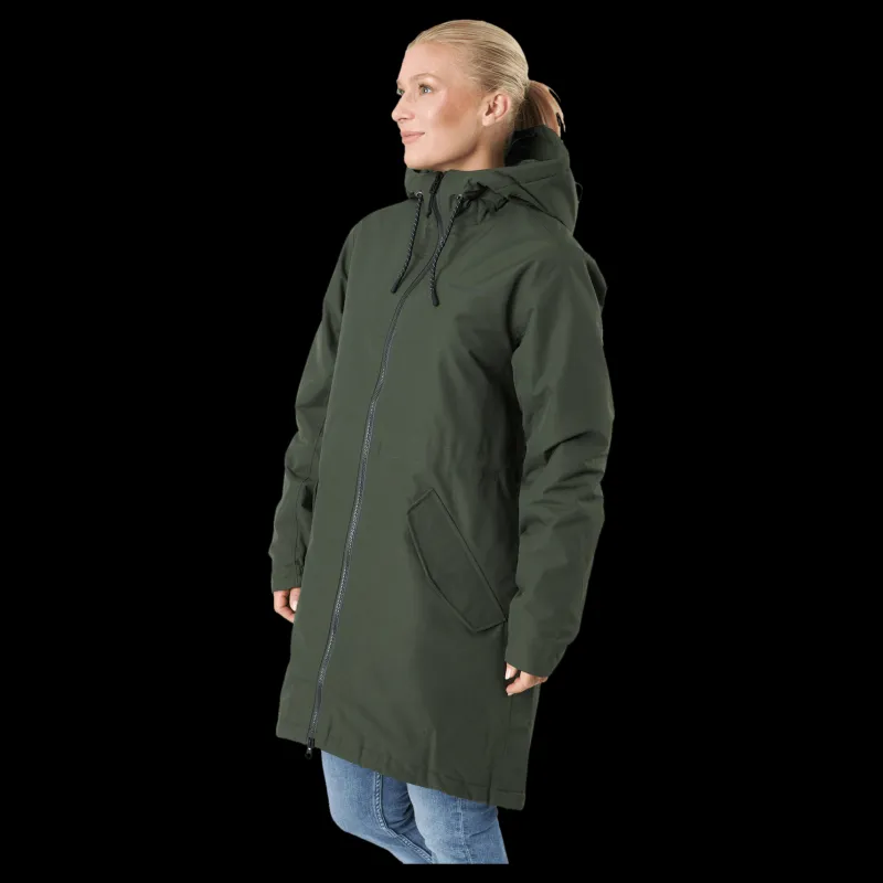 Didriksons Marta-lisa Wns Parka Green Discount
