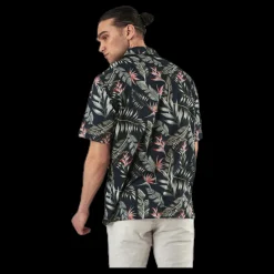 Jack & Jones Marty Organic Shirt Ss Blue Blå