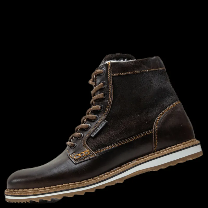 New Björn Borg Martyn Nu Mid Fur Brown Brun