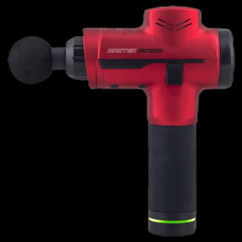 Master Massagepistol MG500 Red Röd New