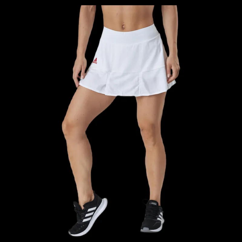 adidas Tennis Match Skirt Engineered White Vit New