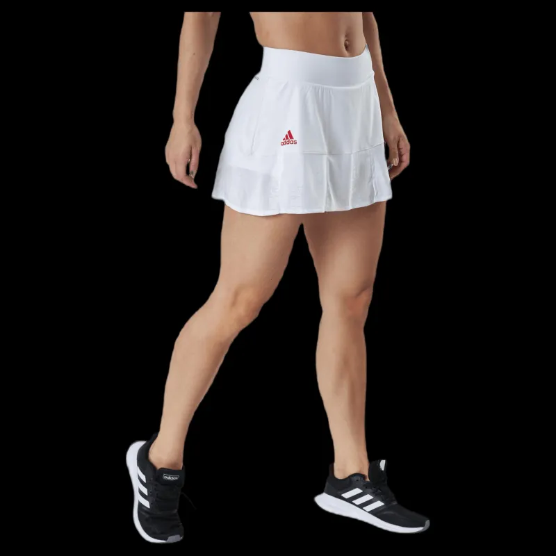 adidas Tennis Match Skirt Engineered White Vit New