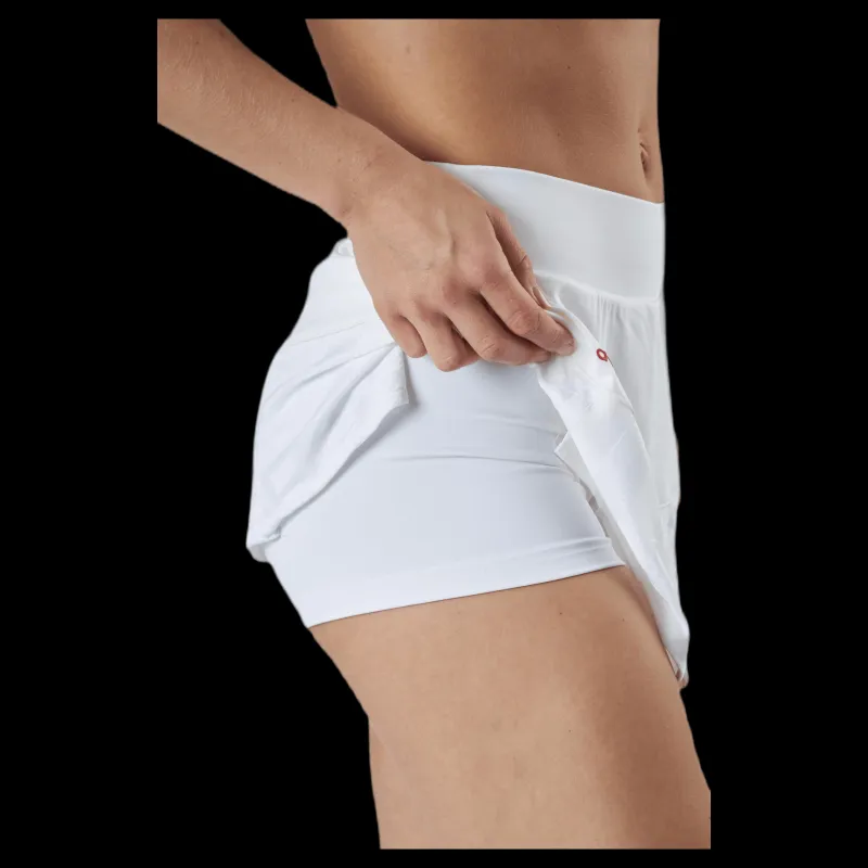 adidas Tennis Match Skirt Engineered White Vit New