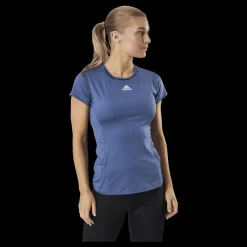 Sale adidas Tennis Match Tee Aeroready Blue/White Blå och Vit