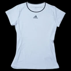 Online adidas Tennis Match Tee Aeroready White/Black Vit