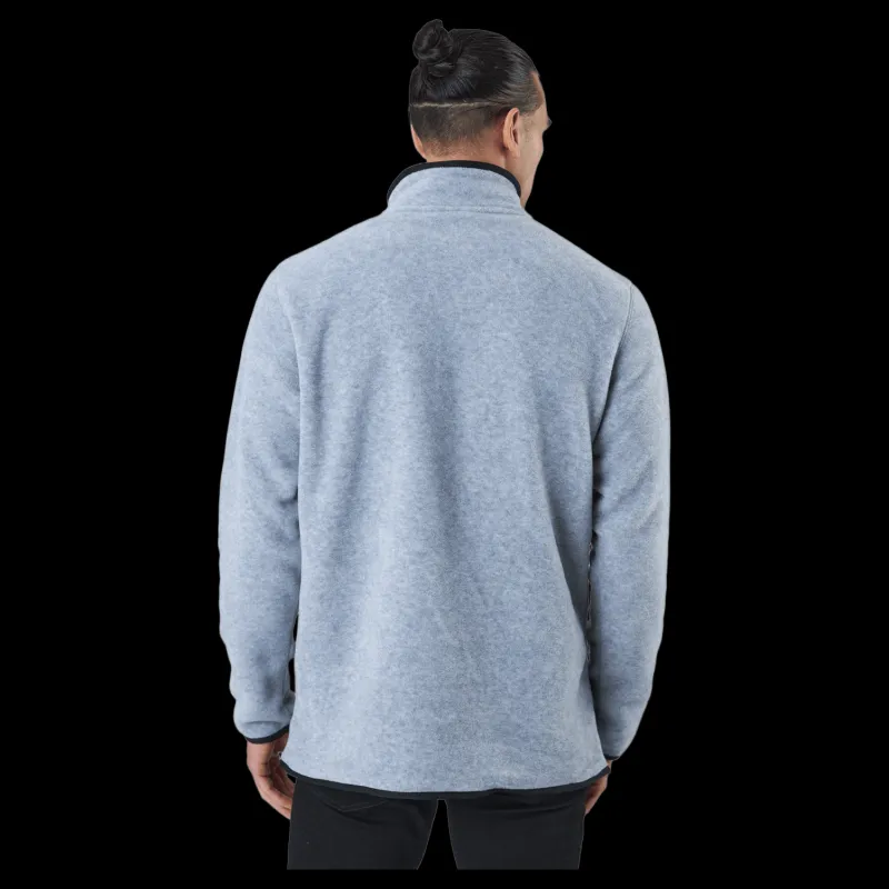 New Burton Mb Hearth Flc Plvr Gray Heather Blå