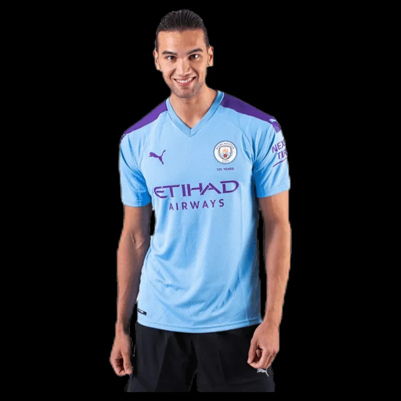 Sale Puma MCFC HOME Shirt Blue/White Blå
