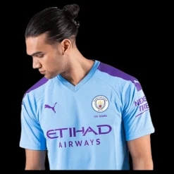 Sale Puma MCFC HOME Shirt Blue/White Blå