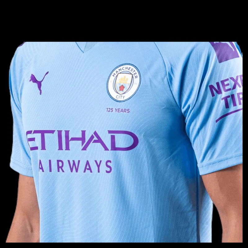 Sale Puma MCFC HOME Shirt Blue/White Blå