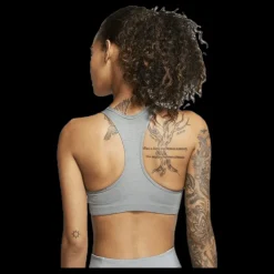 Online Nike Medium Futura Bra Black/Grey Grå