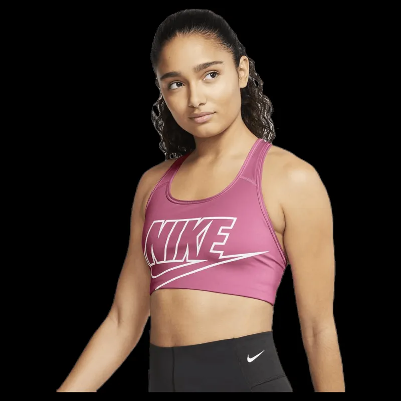 Outlet Nike Medium Futura Bra Pink/White Rosa