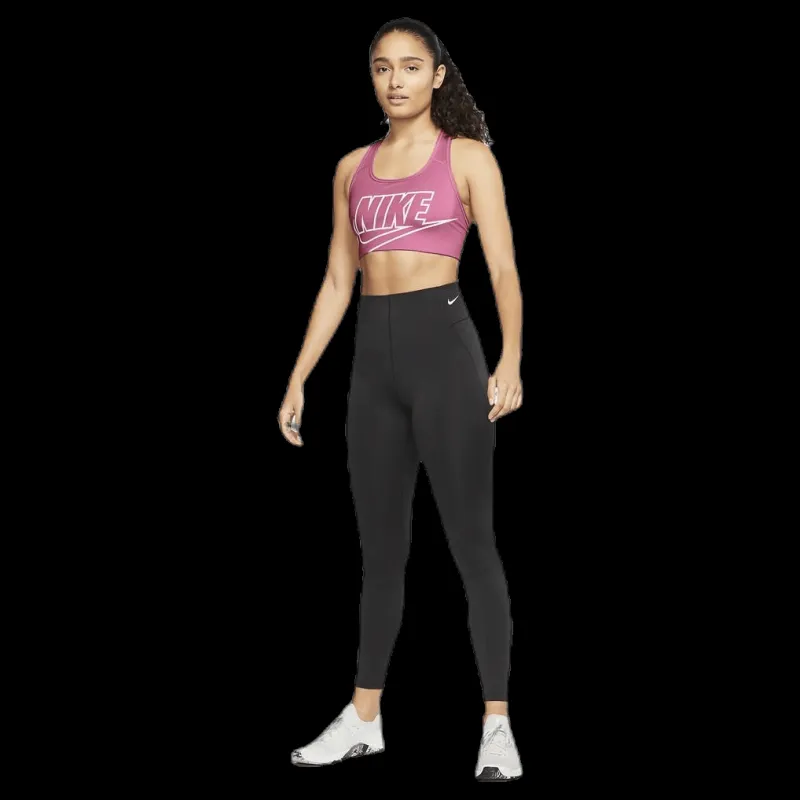 Outlet Nike Medium Futura Bra Pink/White Rosa