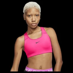 Discount Nike Medium Pad Bra Pink/Black Rosa