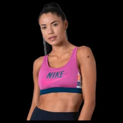 Online Nike Medium Pad Icon Clash Bra Pink/Blue Rosa