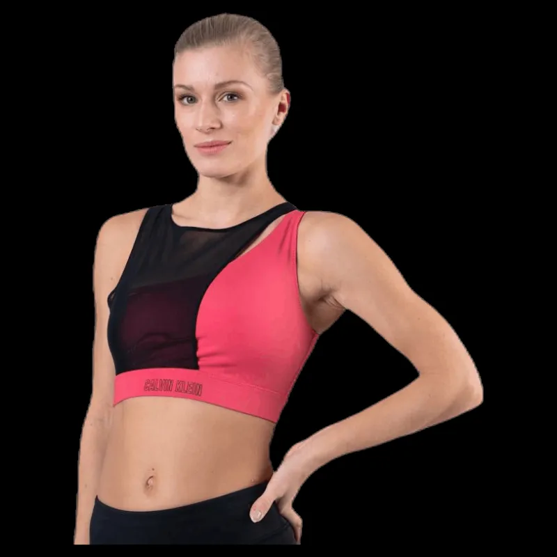 Calvin Klein Medium Support Sports Bra Red Röd New