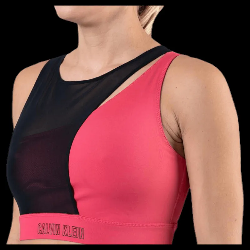 Calvin Klein Medium Support Sports Bra Red Röd New