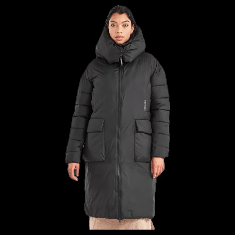 Didriksons Melina Puff Coat Black Outlet