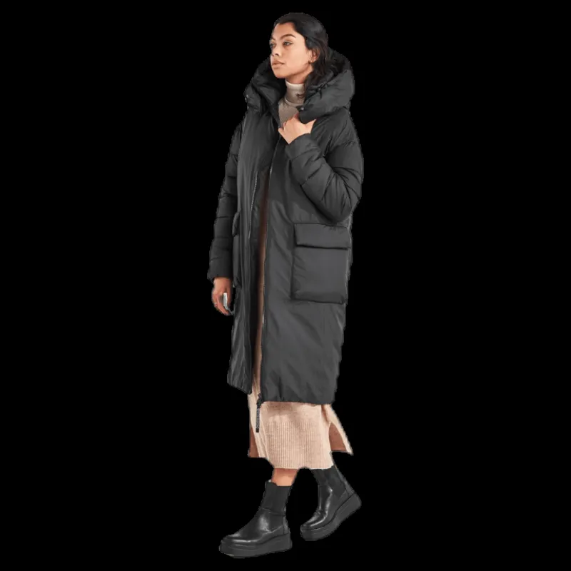 Didriksons Melina Puff Coat Black Outlet