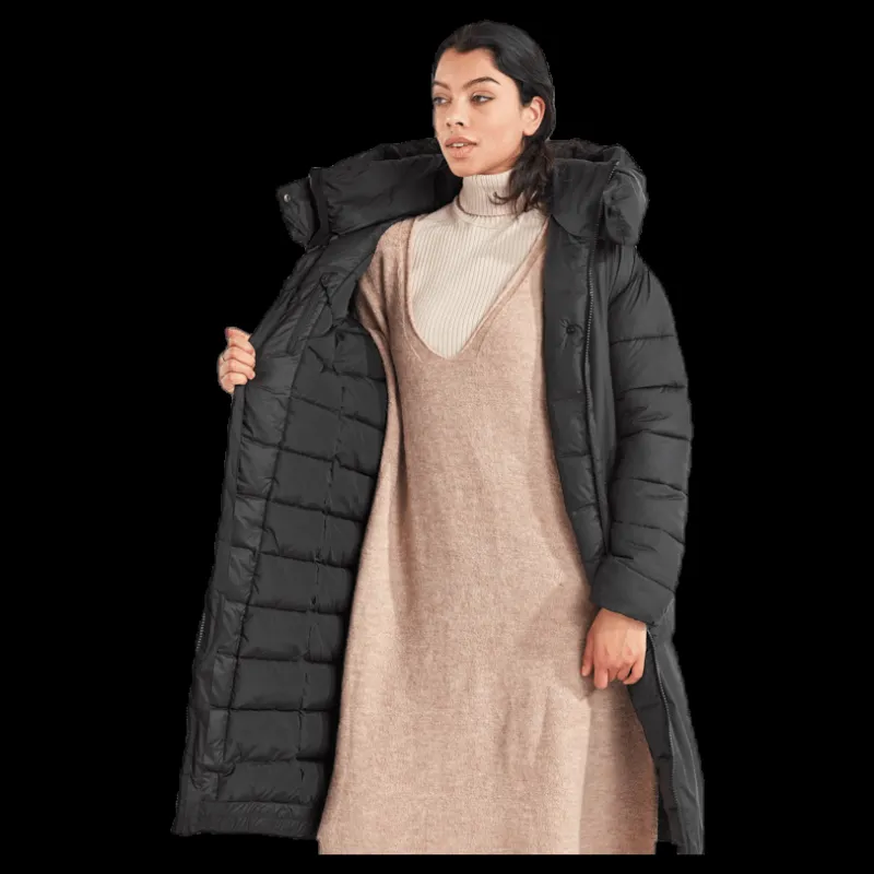 Didriksons Melina Puff Coat Black Outlet