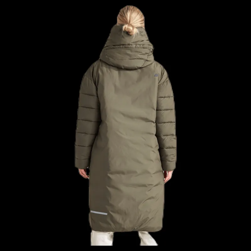 Didriksons Melina Puff Coat Green Hot