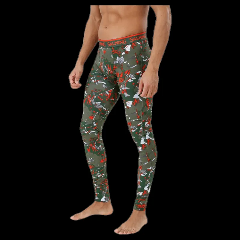 Salming Melville Long John Patterned/Green Mönstrad och Grön Outlet