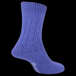 Norfolk Mens Bamboo Blended Walking Socks - Simon Blue Blå Discount