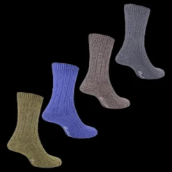 Norfolk Mens Bamboo Blended Walking Socks - Simon Blue Blå Discount