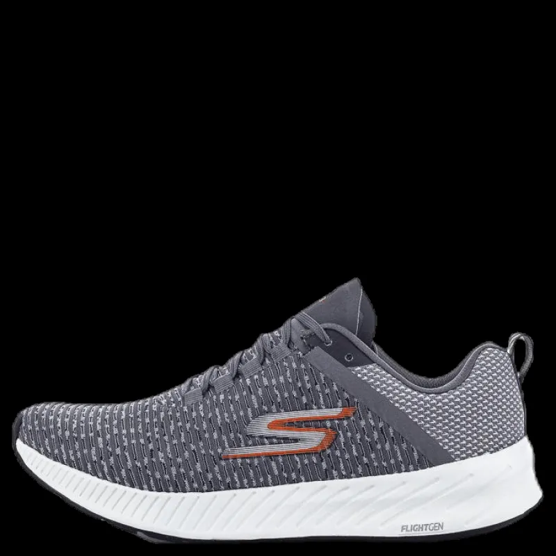 Skechers Mens GO Run Forza 3 Orange/Grey Orange och Grå Discount