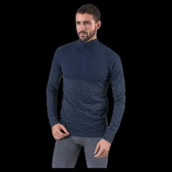 Craft Merino 240 Zip Blue Blå Discount