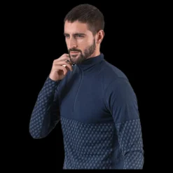 Craft Merino 240 Zip Blue Blå Discount