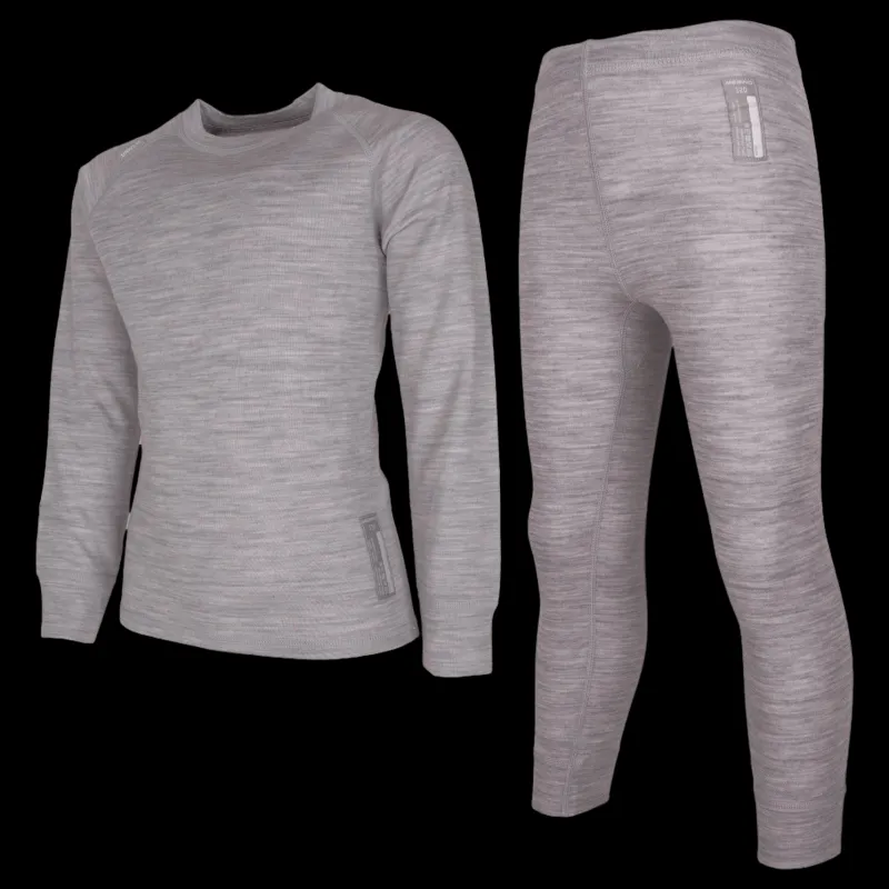 Lindberg Merino Set Grey Melange Grå