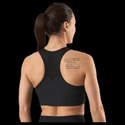 Sale Gavelo Mesh Black Swirl Sports Bra Black Svart
