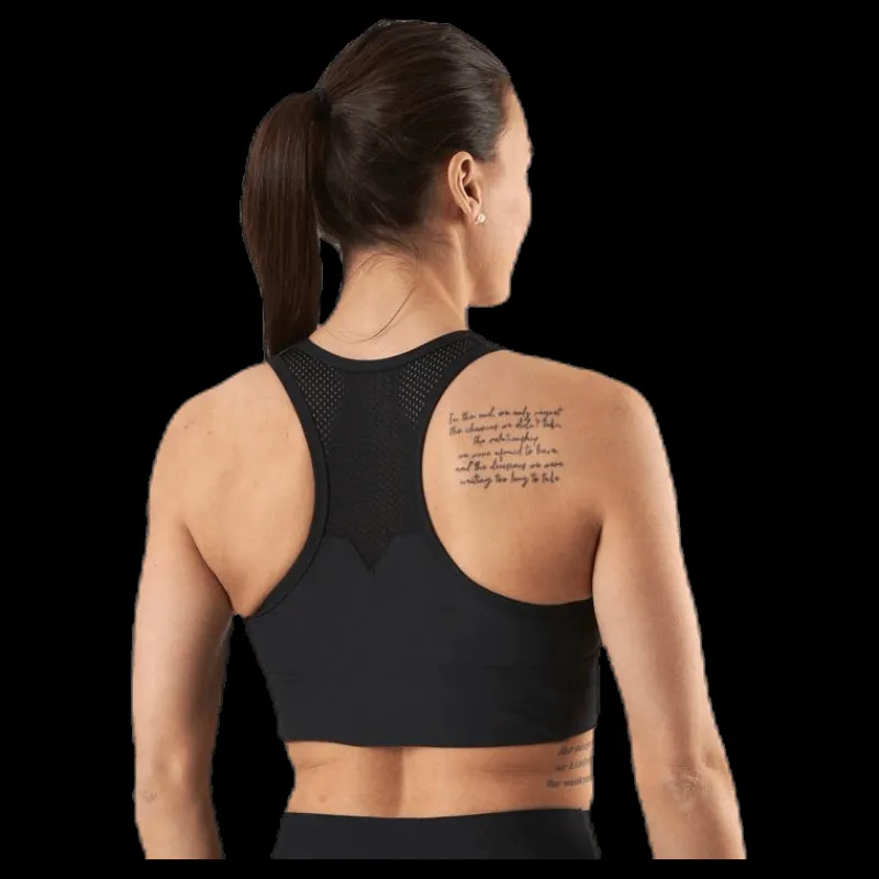 Sale Gavelo Mesh Black Swirl Sports Bra Black Svart