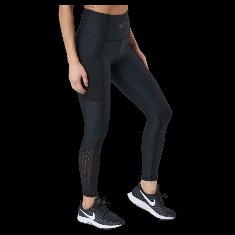 Gavelo Mesh Pocket Leggings Black Svart