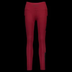 Gavelo Mesh Pocket Leggings Dark Burgundy Röd New