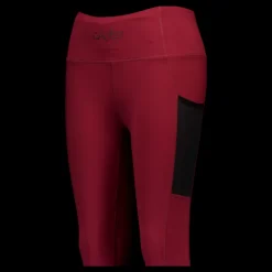 Gavelo Mesh Pocket Leggings Dark Burgundy Röd New