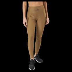 Gavelo Mesh Pocket Leggings Dark Brown Brun Clearance
