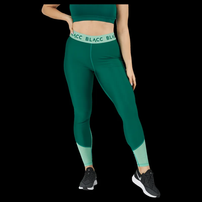 BLACC Mesh Tights Green / Green Grön Clearance