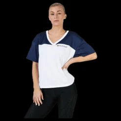 Tommy Hilfiger Sport Mesh T-Shirt Panel Blue Blå Best