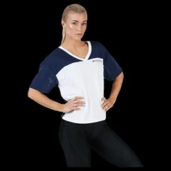 Tommy Hilfiger Sport Mesh T-Shirt Panel Blue Blå Best