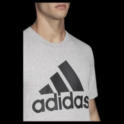 Best adidas Mh Bos Tee Medium Grey Heather / Black Grå