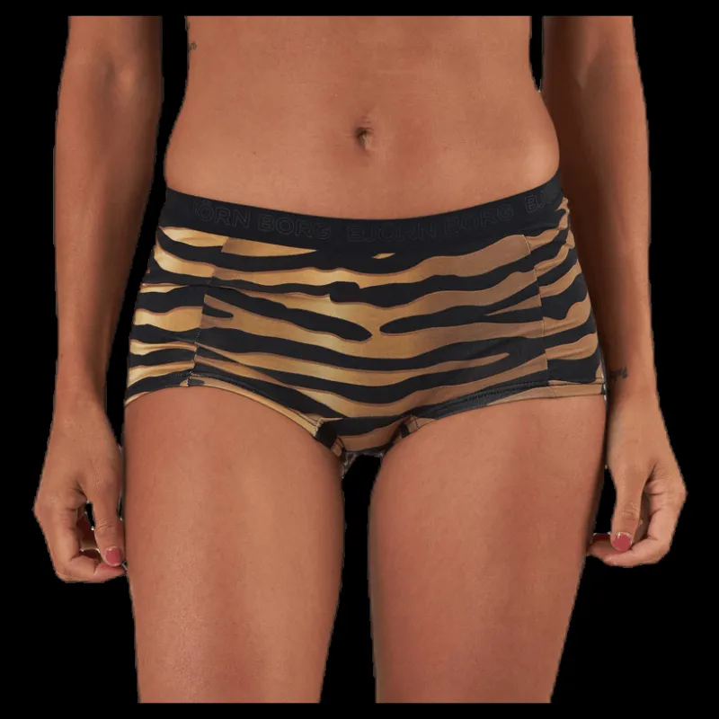 Outlet Björn Borg Mia Tiger Minishorts 2-Pack Black Svart
