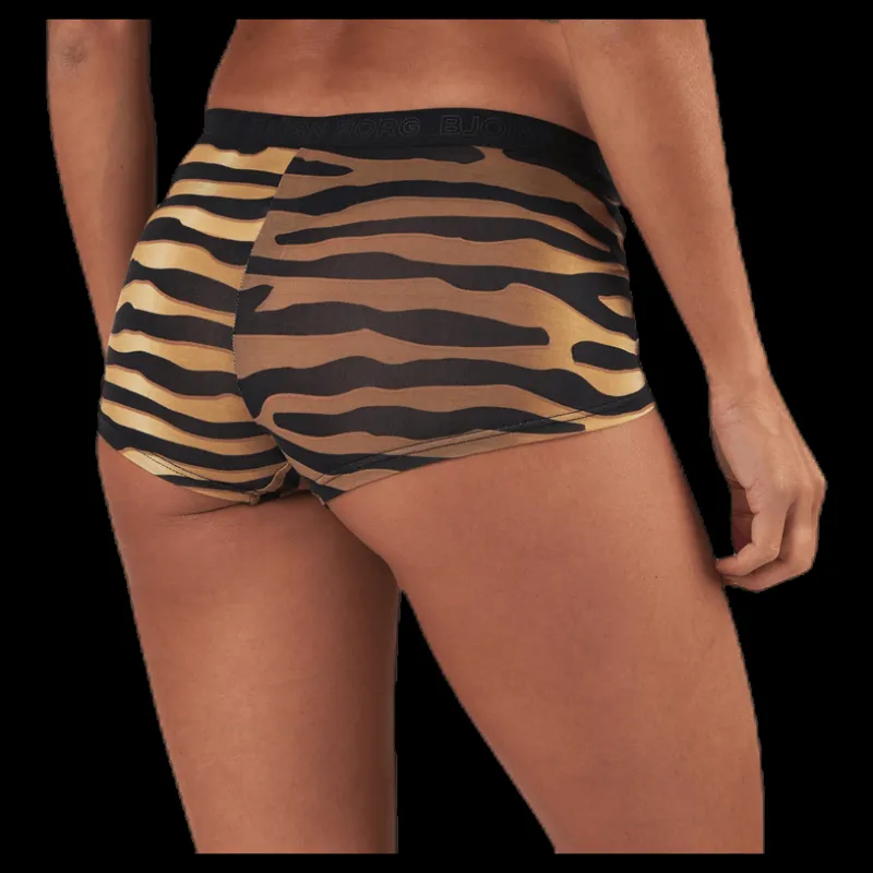 Outlet Björn Borg Mia Tiger Minishorts 2-Pack Black Svart